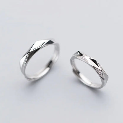 S925 Silver Bond Rings for Men & Women