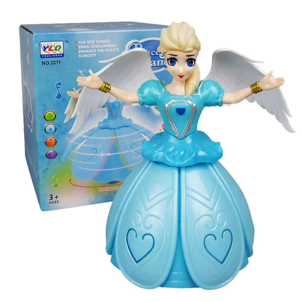 Electric Dancing Princess Toy with Lights and Music